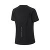 Li Ning Cool Tea T Comfortable Casual Simple Versatile Round Neck Pullover Short Sleeve T-Shirt Women T-Shirts Black ATSV594-5