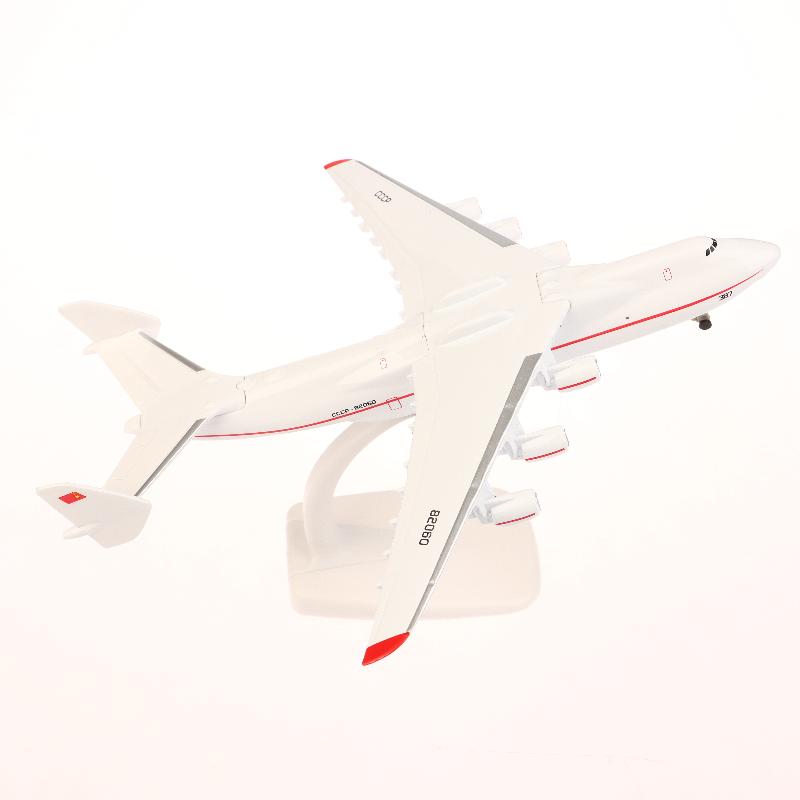 1 Set 1/400 Maßstab Replika Modell Spielzeug 20 cm Diecast Metalllegierung Sowjetisches An-225 Flugzeugmodell für Sammlung Dekoration Kunstwerk