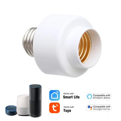 Tuya Smart Slampher WiFi Smart Light Holder E27 Wireless Lamp Holder Real Timer for Smart