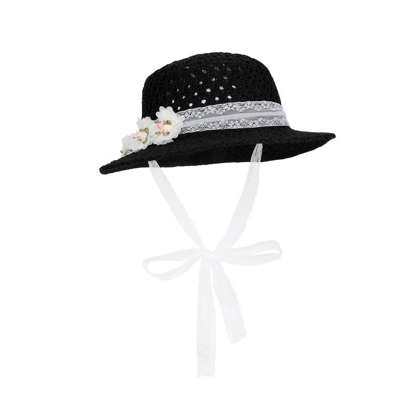 Straw Sun Hat With Wide Brim For Summer Beach Vacation Sun Protection