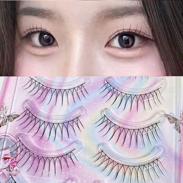 denivyse - Natural Multipack False Eyelashes Black - One Size