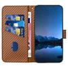 YX0070 For Infinix Hot 50 4G Wallet Case Carbon Fiber Texture Leather Cell Accessories Phone Cover