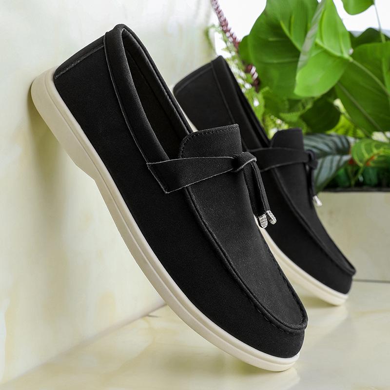 2025 autumn new men's Doudou shoes fashion trend shoes loafers versatile young British men's shoes