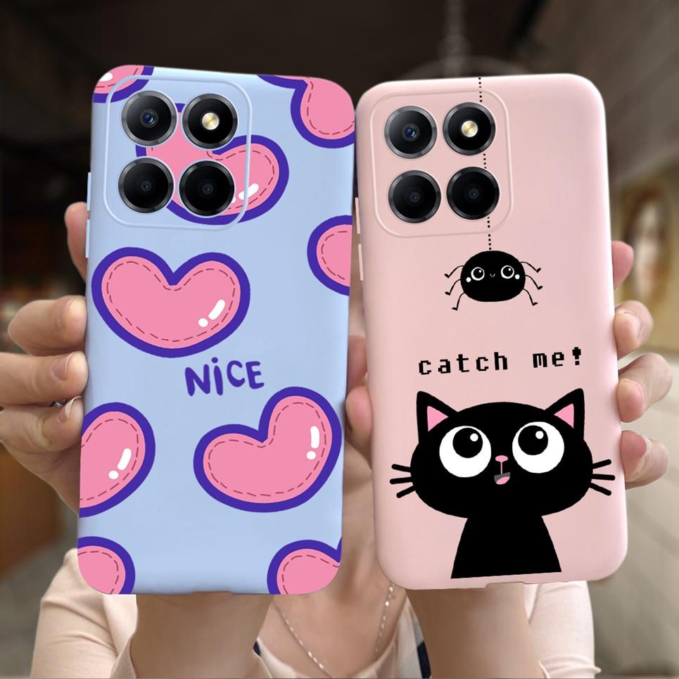 For Honor 70 Lite Case Soft Silicone TPU Phone Back Cover For Huawei Honor 70Lite Honor70 Lite Cases Couple Heart  Funda Coque