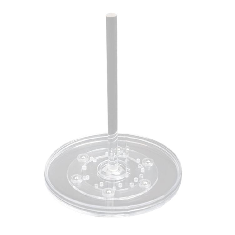 Rotating Thread Spool Holder Clear ABS Yarn Dispenser Rotating Yarn Holder Knitting Yarn Spool Holder for Weaving