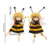 WTEMPO 2PCS Festival Decorations Bee Design Hanging Ornaments Pendents for Spring and Summer Theme Parties Home Event Accessories Special Gifts