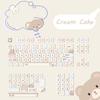 130 Keys Cheese Burger MOA Profile Custom Keycap Set Five Side Dye Sublimation PBT Keycaps for MX Switch Mechanical Keyboard