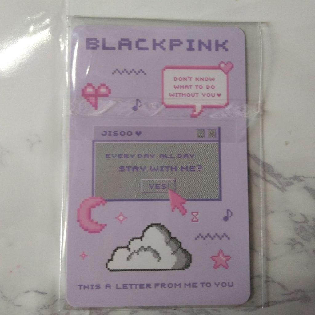 [USED] blackpink 6th anniversary decokit jisoo