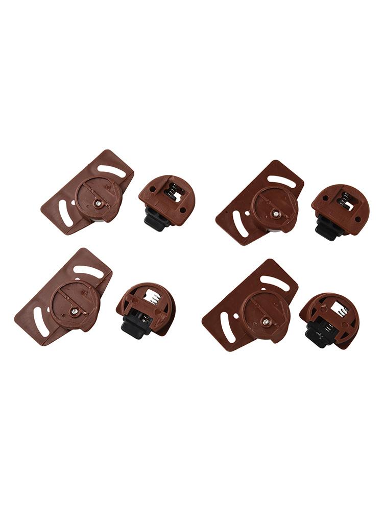 For Wardrobe Doors Indoor Door System Wardrobe Gear Wheel For Home Use Brown White Wheel Indoor Furniture Access