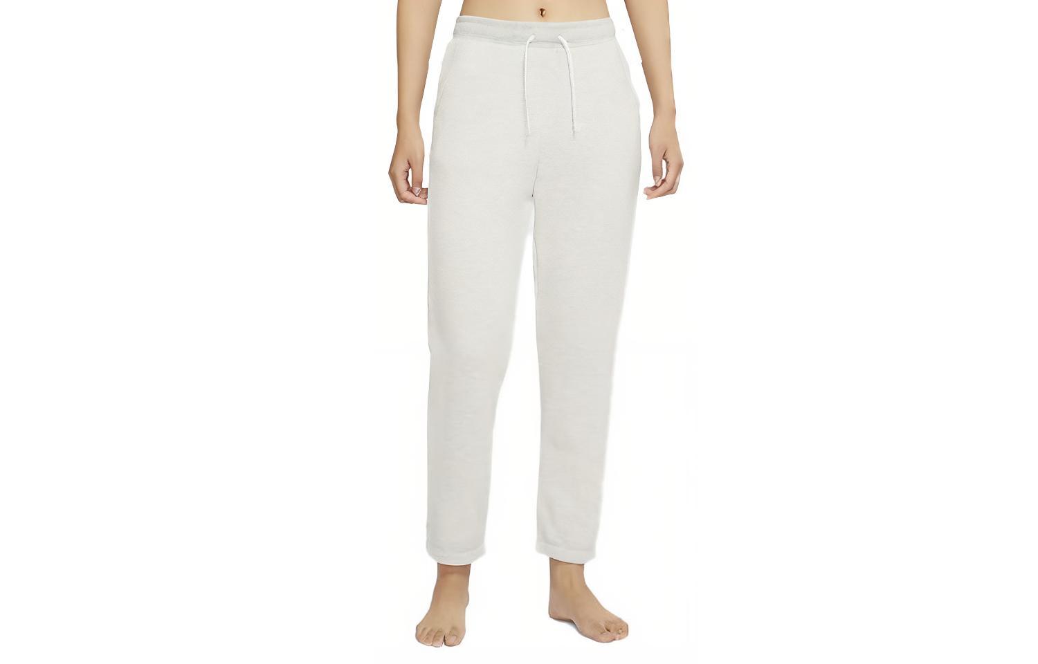 

Nike Knitted Sweatpants Women s Light Silver Gray Moderate Straight Fit Pants DD5797-050 XL