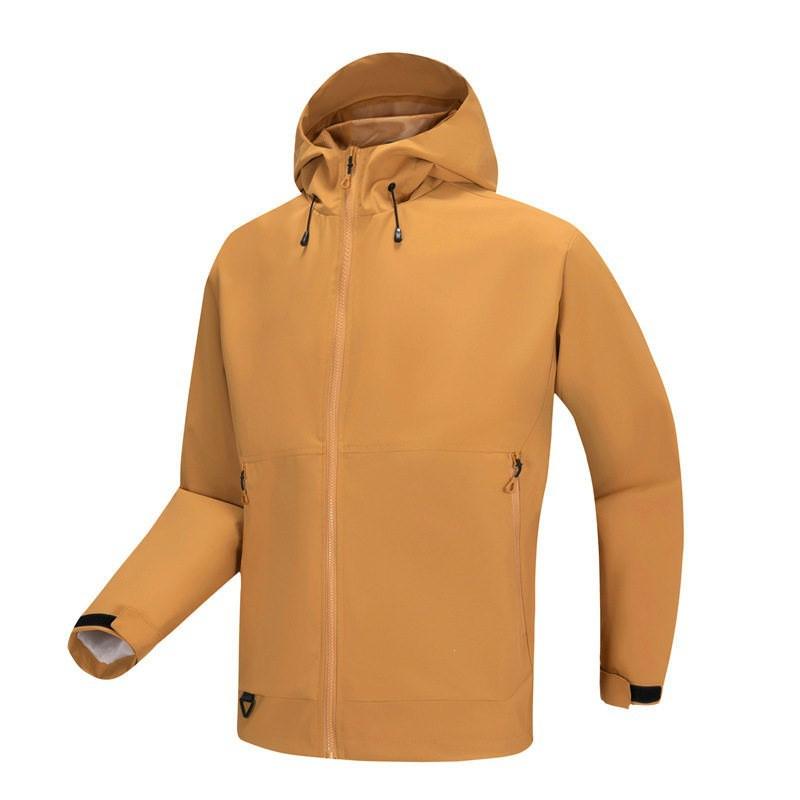 Unisex Softshell Jacket With Hood Windproof Waterproof Quick-Dry Outdoor Hiking Climbing Skiing Camping Sportswear