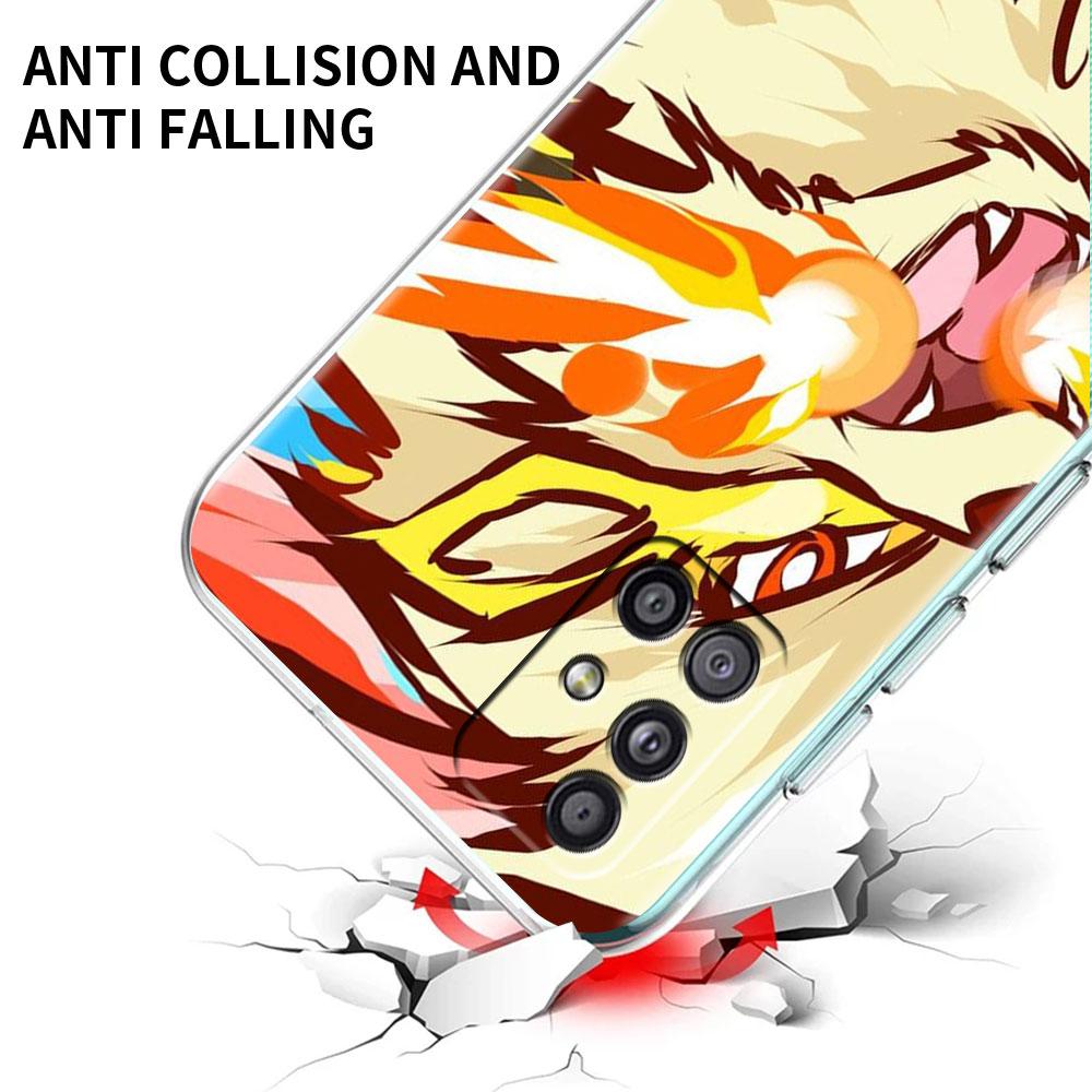 Clear Case For Samsung Galaxy A52 A12 A51 A32 A21s A71 A32 A22 50 A70 A31 A72 5G Phone Cover Cartoon Anime Pokemon