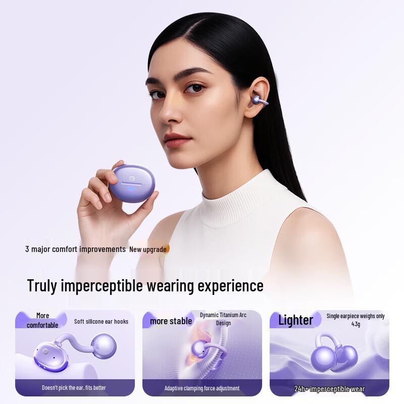 XiaoDu G108 Youth Edition Open-Ear Clip-on Sport Bluetooth Earbuds