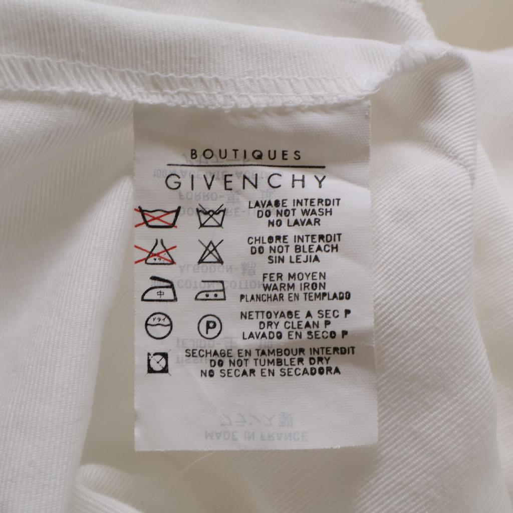 Givenchy 80s-90s Cotton Design Shorts Bottoms Not Written whiteUsed