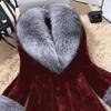 Women's Open Front Coat with Faux Fur Collar And Cuff Casual Long Sleeve Furry Jacket Fall Winter Fuzzy Warm Outerwear