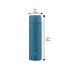 Zojirushi Water Bottle, Seamless Cap, Small Capacity, 350ml, Screw-on Stainless Steel Mug, Midnight Navy, Integrated Cap and Gasket, Easy to Clean, On