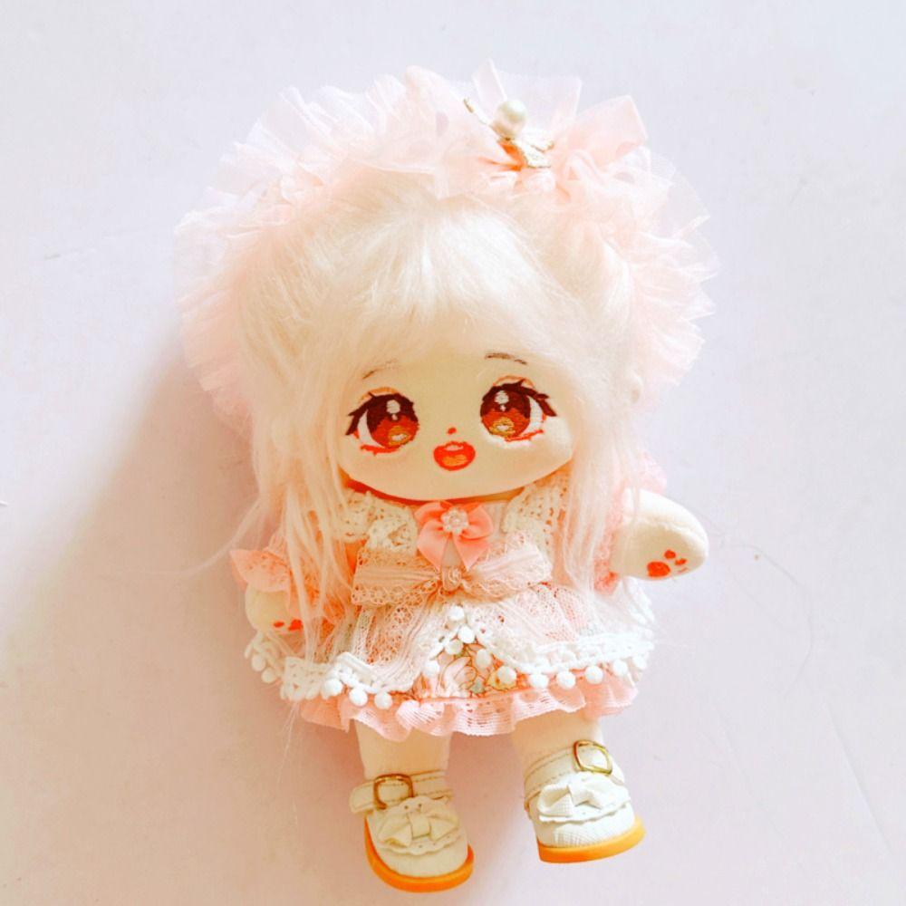 Schöne Frühlings- und Sommerkleider, Baumwollpuppen-Prinzessinnenkleider, hochwertiger Puppenrock, 20 cm lange Baumwollpuppe