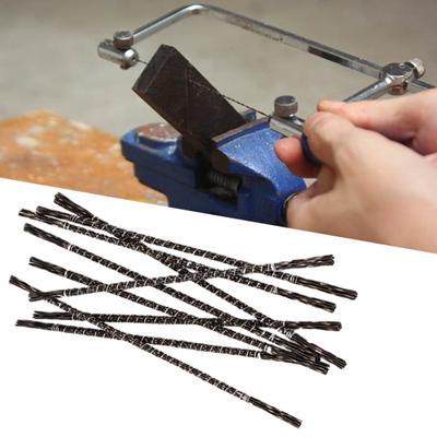 12Pcs Jig Saws Spiral Teeth Sharp Portable Wear-resistant Strong Scroll Jig Saw Blades Woodworking