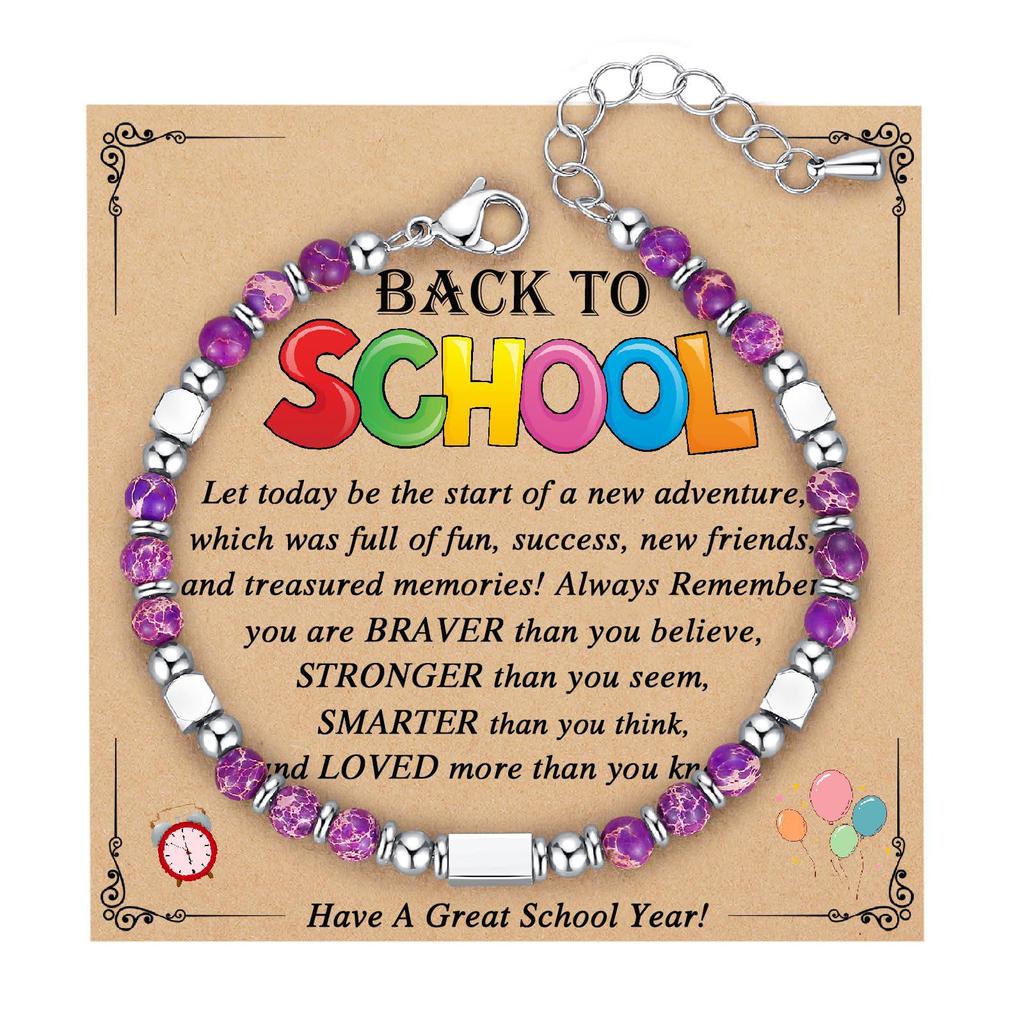 Bracelet de Couple Bohème 4MM: Pierre Naturelle Perlée avec Turquoise Zèbre Poudre et Acier Inoxydable