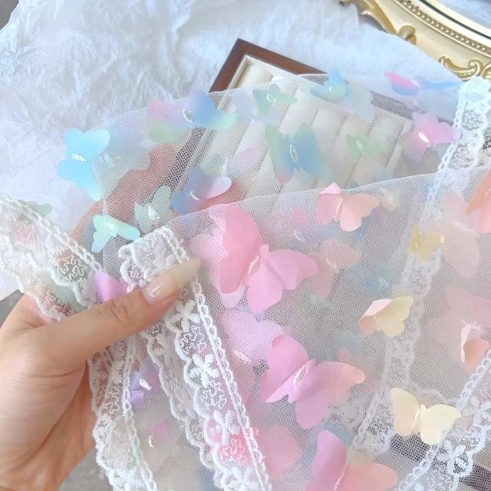 Elegant Lace Triangle Scarf Soft Wrap Printing Hair Scarf Floral Cotton Head Scarf Photography