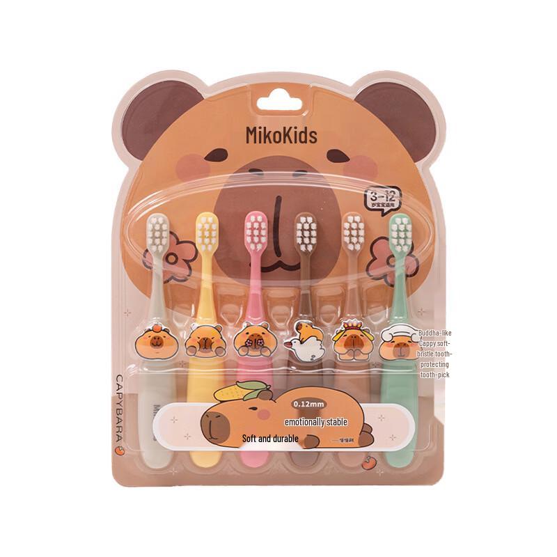 Mi Ke Baby Kids Soft Bristle Toothbrush 6-Pack