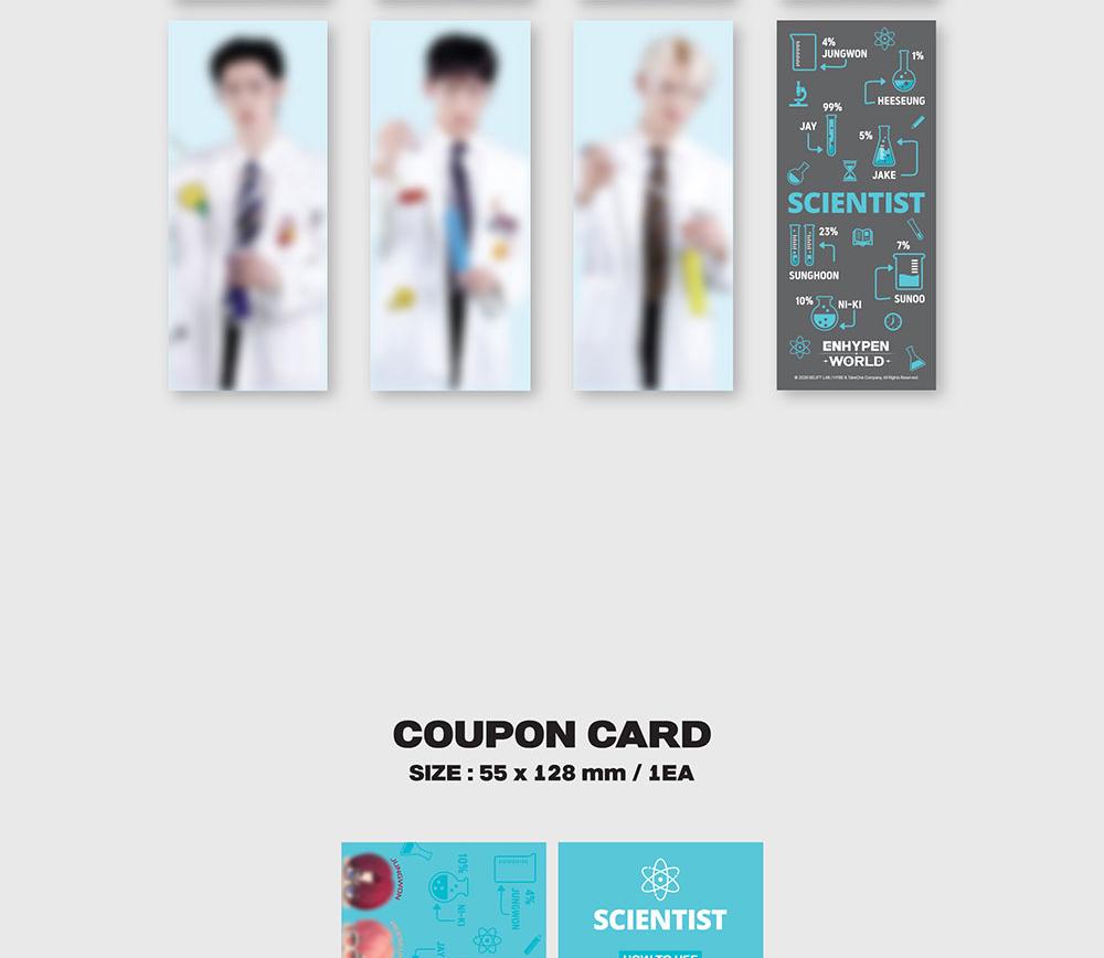 ENHYPEN WELT-GUTSCHEINKARTEN-SAMMLUNG (WISSENSCHAFTLER GESCHENK ver.)