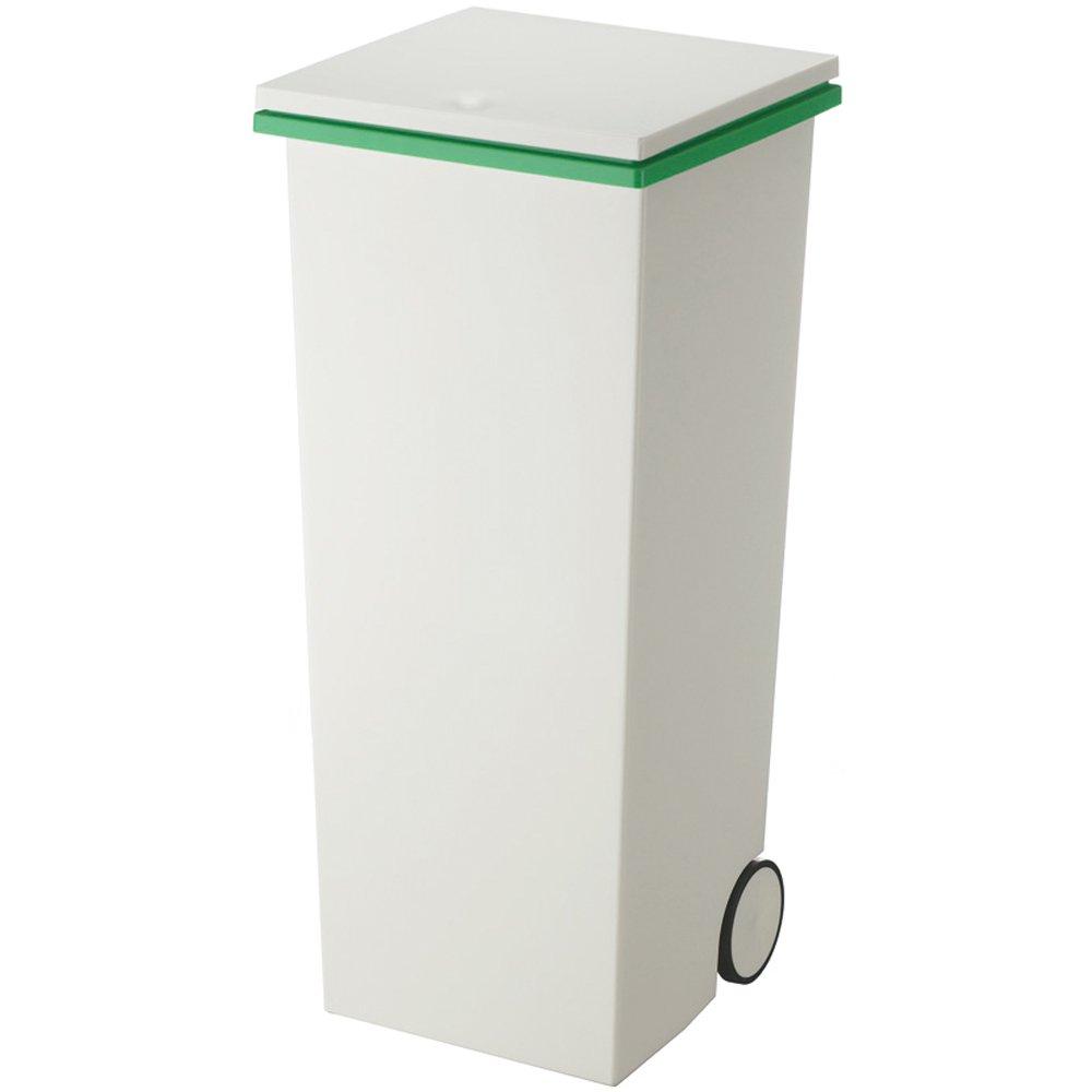 

Trash Can Kcud Square Push Type W Green 23L KUDSQ WG I mD зелёный