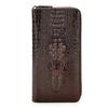 Long Wallet, Leather Alligator Pattern Business Multi-card Clutch Bag First Layer Cowhide Wallet Male