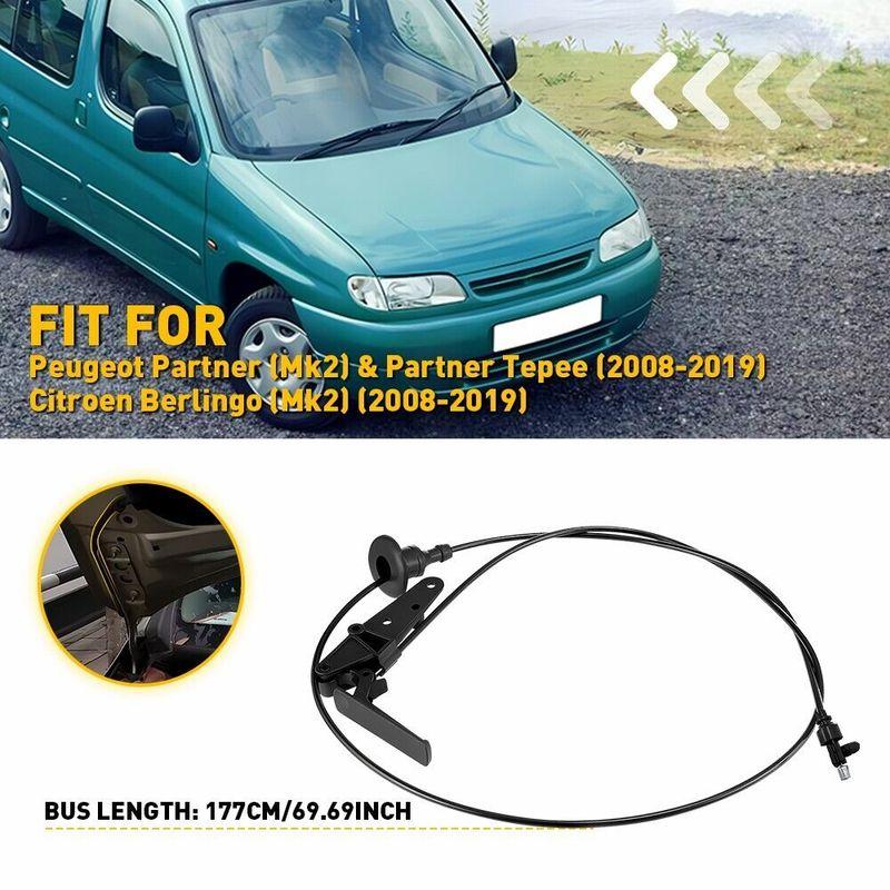1pc Front Bonnet Release Cable With Latch Car Replacement Parts 7937Q8 For Peugeot Partner Citroen Berlingo 2008-