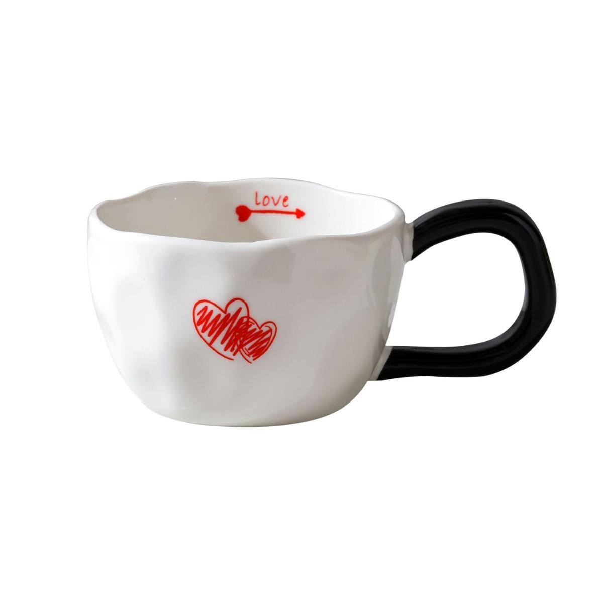 Liebe Tasse Einfache Tasse Universelle Tasse Nachmittagstee-Tasse Keramiktasse Personalisiertes Geschenk Büro-Kaffeetasse 330ml