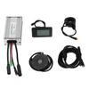 Electric Bicycle Modified Kit Waterproof 22A Controller and LCD7U Display Set for 500W Geared Motor
