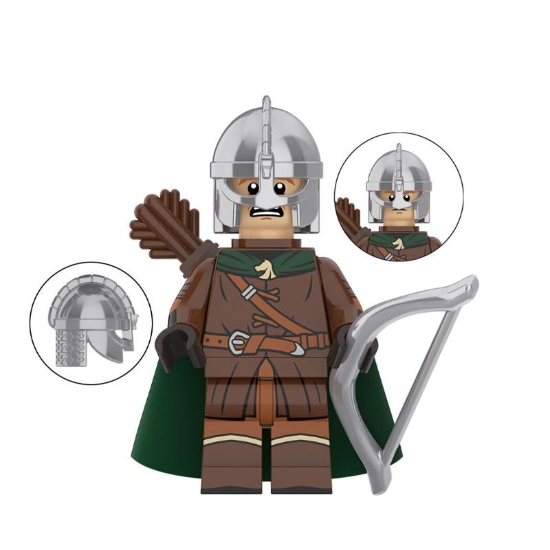 

Kt1046 Antique Lo-han Knight Guard Building Blocks Toy Plastic Material Style D