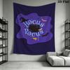 Hocus Pocus Spellbook Tapestry Wallmounted Fashion Print Homestay Soft Decoration Tapestry Wall Decoration Wall Covering Decoration