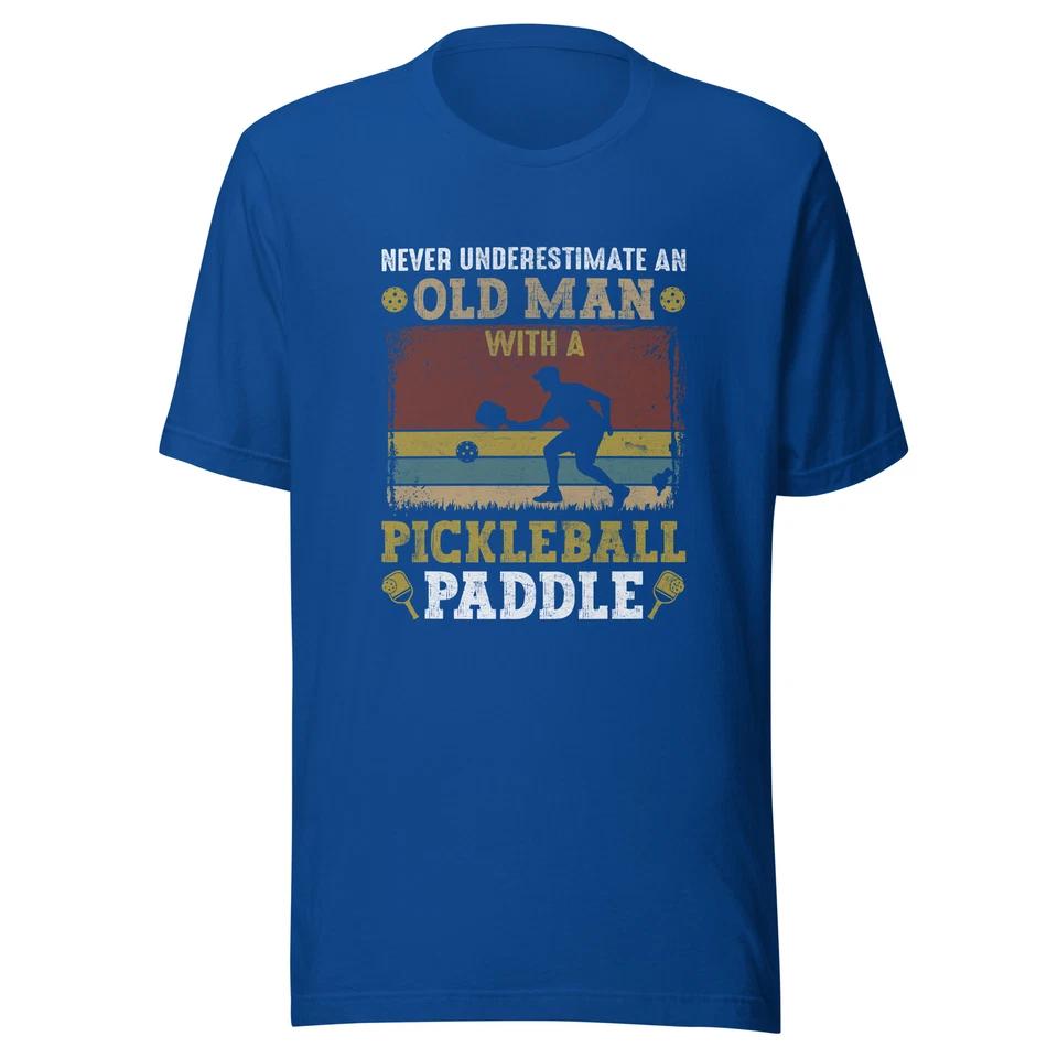 Pickleball T-shirt - Never Underestimate an Old Man 3 S