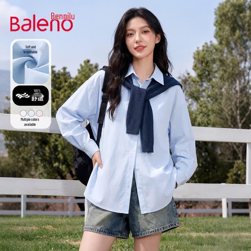 Baleno Women s Polo Collar Long Sleeve Shirt L