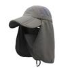 Outfly Summer Cap UV Protection Shawl Hat Outdoor Activity Travel Sun Cap Removable Sunscreen Mask Quick Dry Mountaineering Hat
