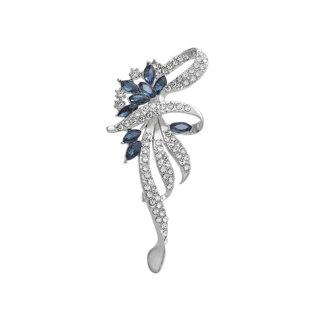 Elegant Women's Rhinestone Brooch - Versatile Trendy Ins-Inspired Accessory