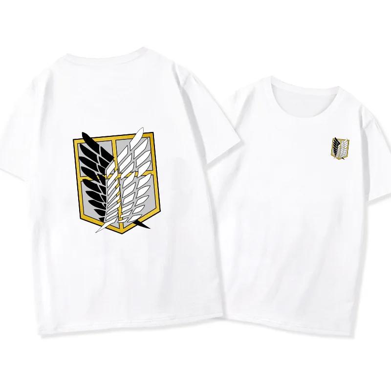 Summer 2025 Fashion Trends Men short-sleeved casual T-shirt Attack on Giants Comfortable Casual clothing