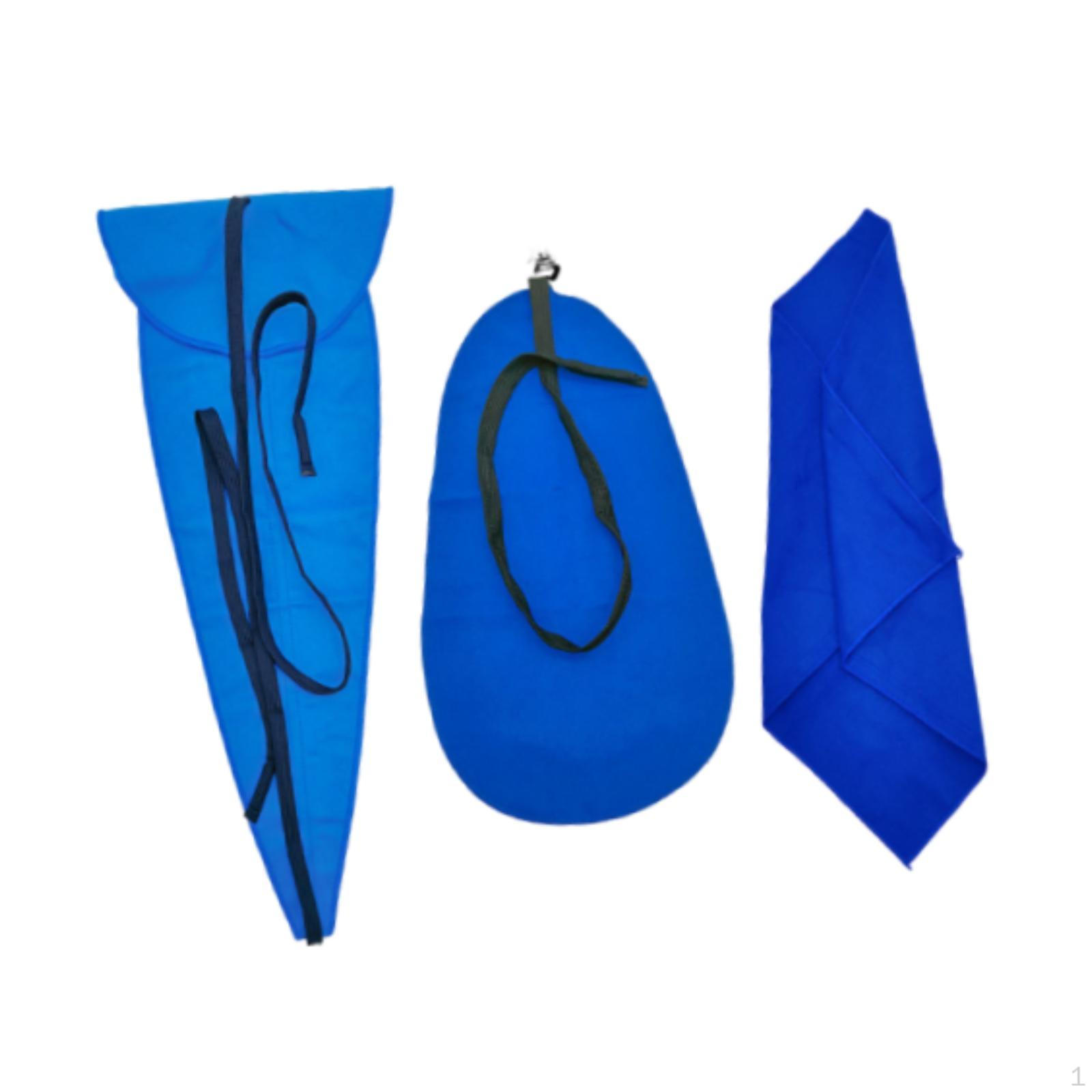 

4x Cleaning Maintenance Set Sax Inner Wipe Cloth Portable Absorbent for Woodwind