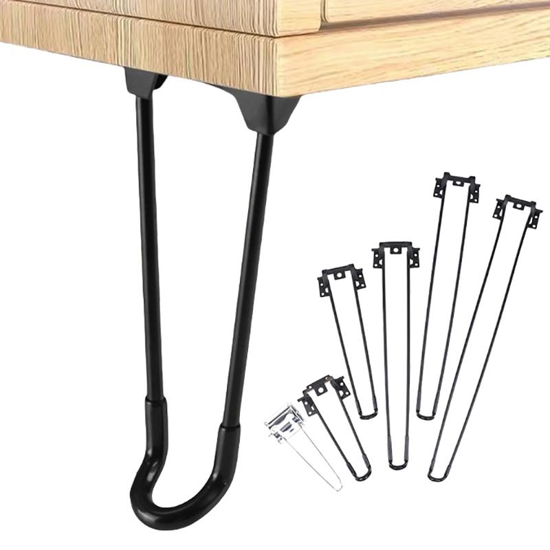 1 Pezzo Gambe Pieghevoli per Mobili Gambe Tavolo in Metallo Fai da Te Panchina per Casa Scrivania da Pranzo Tavolino da Letto Accessori Piedini