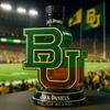Baylor Bears Letter BU Whiskey-Karaffe - Kreative Borosilikatglas-Spirituosenkaraffe & Weinflasche für die Heimbar-Dekoration