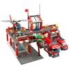 City Series FeuerwehrwagenDepartment Creative Bausteine Rettung Pädagogisches Kinderspielzeug Geschenk City Gruppe