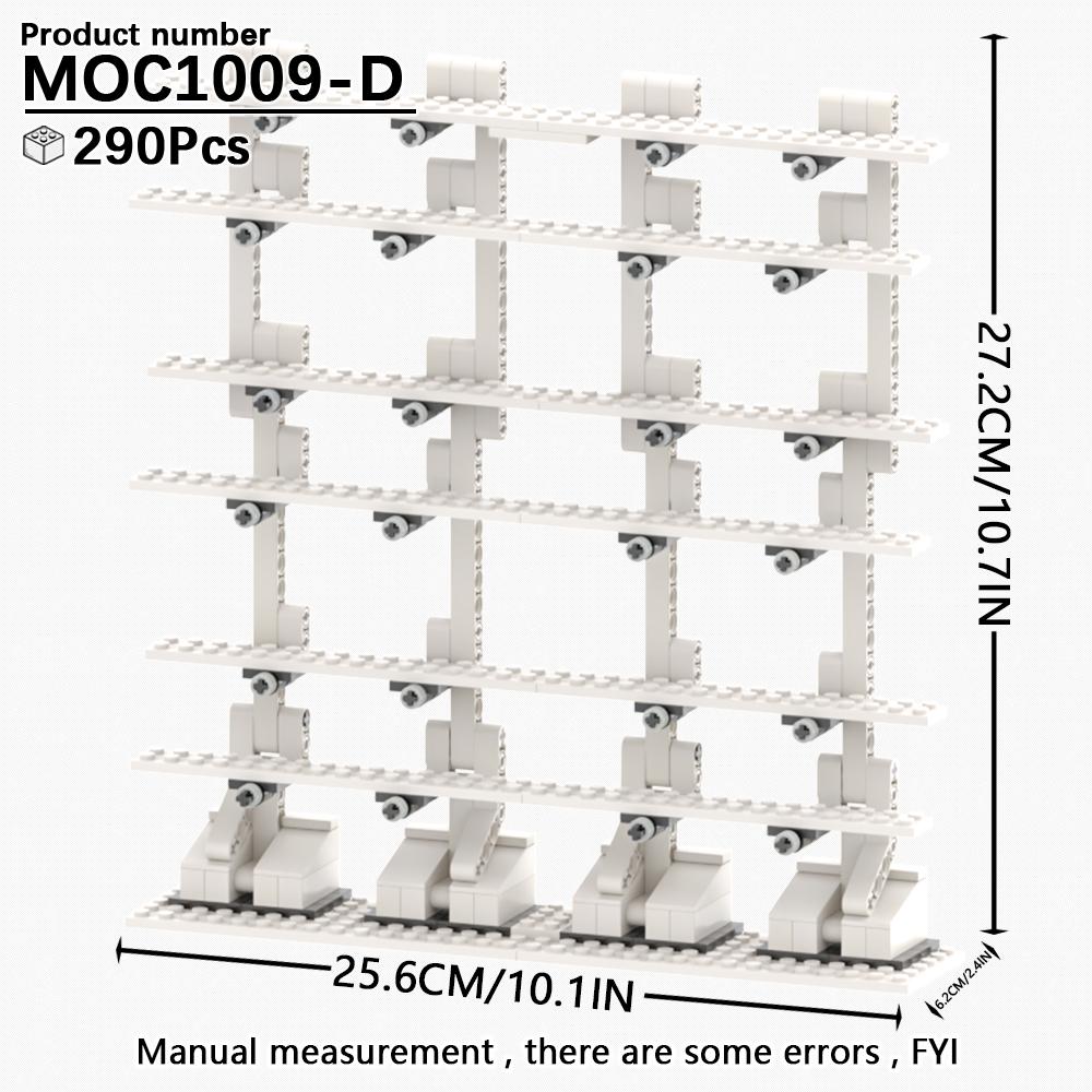 MOC Stand Movie Anime Military Action Figure Display Stands Box Blocks Compatible 75257 05007 75105 High-Speed Championed Block Bricks Toys Playsets