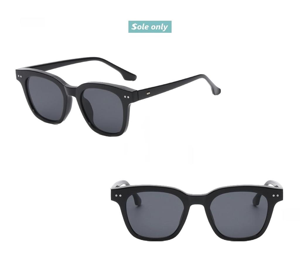 [$ole only] Sole Only Sunglasses, Brown Lens, Black Lens, Retro, UV400, Stylish, Trendy Eyewear, Easy to See Through, Suitable for Driving,
