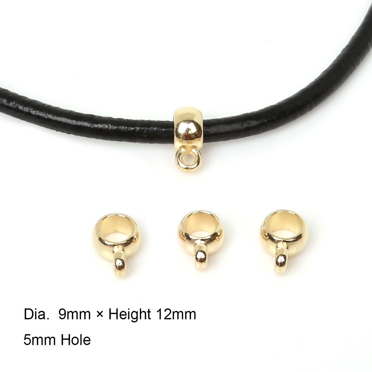 

50 шт. акриловые CCB сплюснутые подвесные бусины-разделители с пряжкой для изготовления ювелирных изделий DIY браслет ожерелья 9x12mm 50pcs золотой