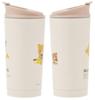 Skater Thermo Flap Rilakkuma Tumbler, 450ml, Insulated, Lock, Design, STBF5-A