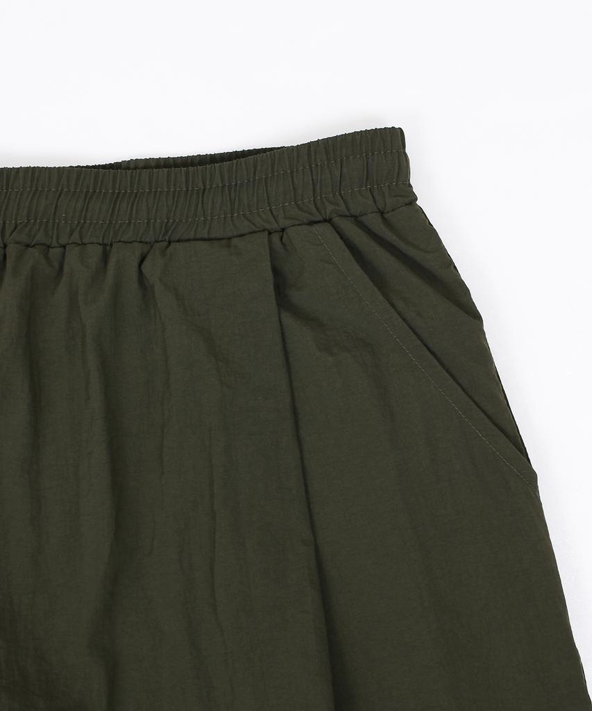 CAMEL WORK Standard String Nylon Pants (Green)