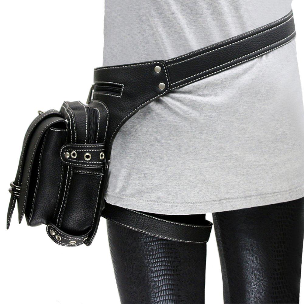Marsupio in pelle PU Marsupio tattico multifunzionale con gamba a goccia per uomo donna acquista in modo economico - spedizione gratuita, recensioni reali con foto