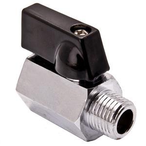 

1PC Corrosive Enduring Resistance 1/4 Mini Brass Ball Valve - Chrome Plated NPT China Mainland