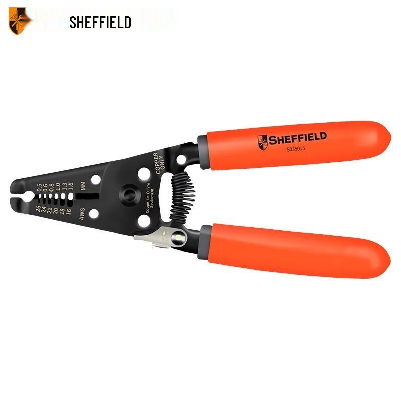 SHEFFIELD 6-inch Wire Stripper with Cutting Edge